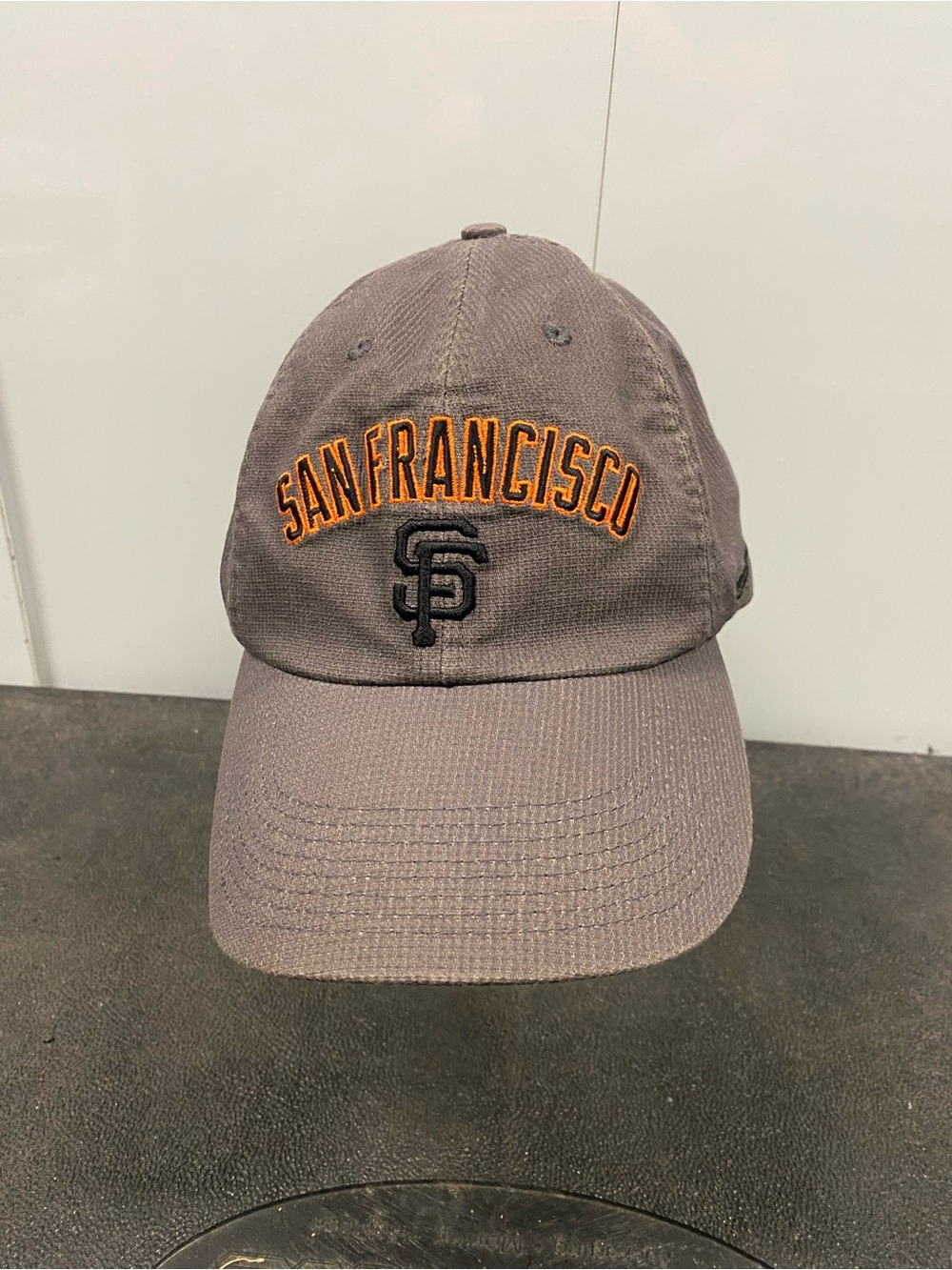 Nike San Francisco Baseball Cap - Gray with Orange and Black Embroidery